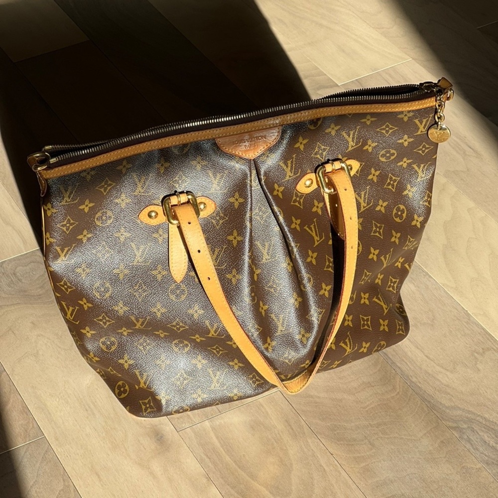 LOUIS VUITTON Palermo GM Shoulder Bag Monogram Brown